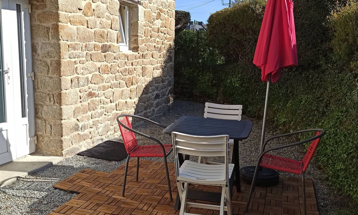 Melrand House | A small, renovated stone house in a rural village