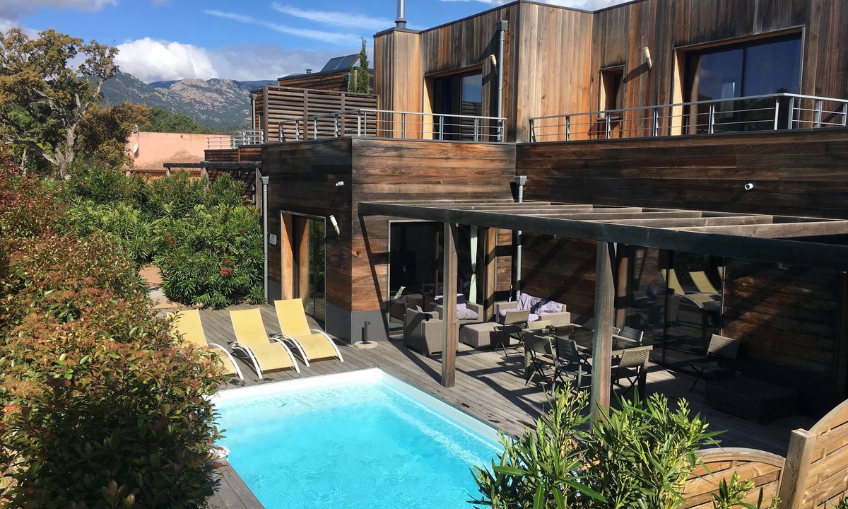 Pinarellu Villa | Ecological Villa, private heated pool, near Pinarelle beach, 9 people