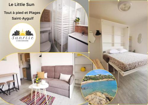 Saint-Aygulf Apartment | Studio Little Sun - Tout à pied - Cosy et détente - Plages - Commerce - Centre ville