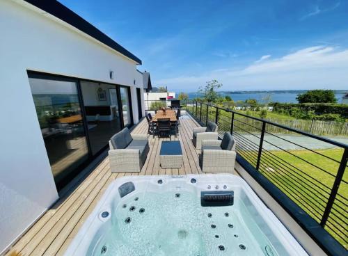 Carantec Villa | Villa Armor Vue mer et Spa