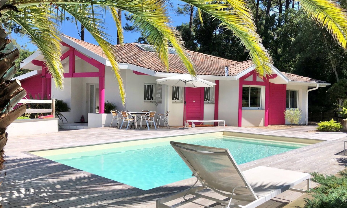 Seignosse Villa | Villa on the Seignosse golf course, heated pool, 2 terraces: Golf & Pool
