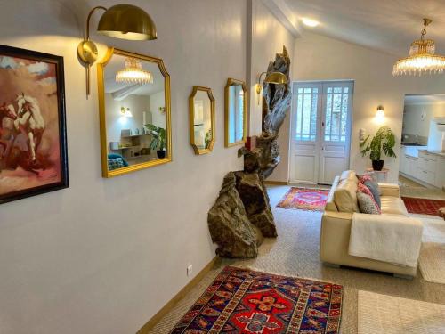 Lastours Apartment | Vue sur les 4 Châteaux Lastours 4 étoiles maison Cabaret Luxe 1 Chambre