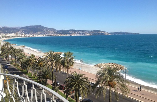 Fabron Apartment | AMAZING VIEW! 30 Seconds to Beach! A/C,WIFI,Phone,TV, Balcony