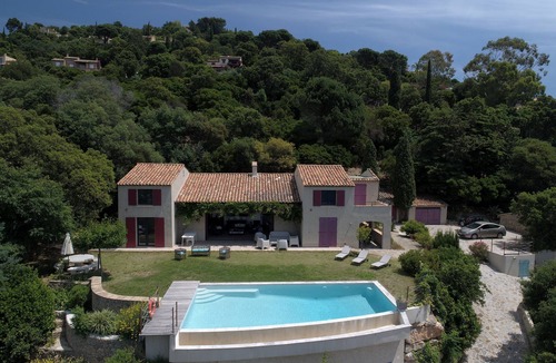 Le Rayol Villa | Architectural Villa Rayol, incredible view, pool, air conditioning, classified
