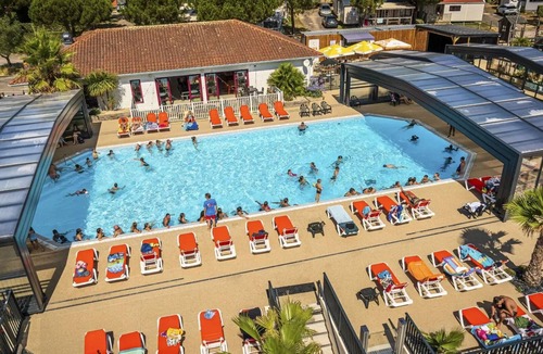 Tharon-Plage House | Campsite La Riviera * - Mobil Home 4 Rooms 6 People + TV