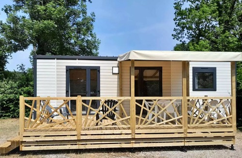 Culoz House | Canvas Bungalow - no bathroom facilities. 1 bedroom with a double bed, 1 bedroom sleeping 3 (1 bunk bed). Sleeps 5.