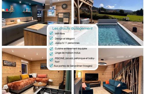 Gerbepal Ski Chalet | Chalet PLUME D'EAU - jacuzzi, piscine et pétanque