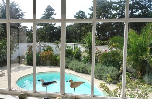 Portbail House | Charming seaside villa with pool-300 m close to a vast unspoilt beach