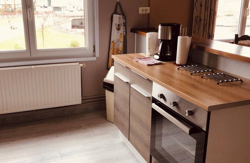 Gare Apartment | Comfortable 2-bedroom gîtes with private garage, close to all amenities and beach.