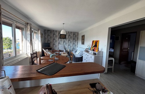 Gare Apartment | Comfortable 2-bedroom gîtes with private garage, close to all amenities and beach.