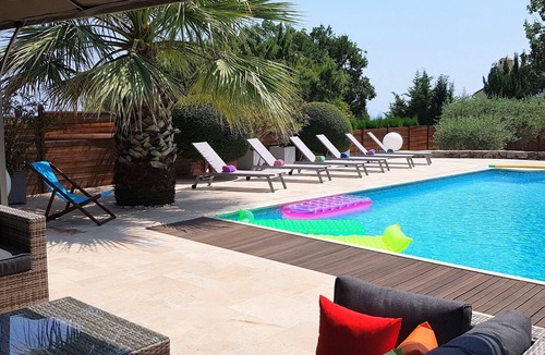 Cabris Villa | ELEGANT VILLA, private heated pool, not overlooked, magnificent sea view
