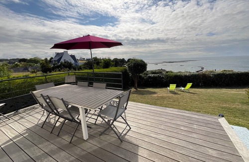 Tredrez-Locquemeau House | Facing the sea: quiet house with panoramic terrace and private garden - 8 pers