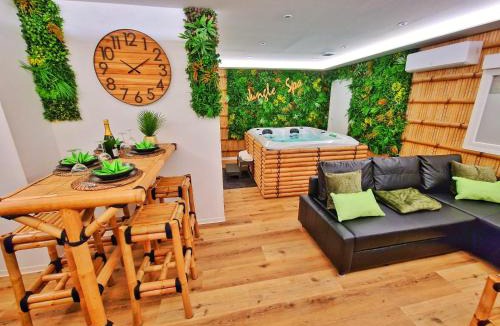 Muntzenheim Apartment | JUNGLE SPA-4 Pers-Jacuzzi-Parking-Jardin-Clim-Colmar