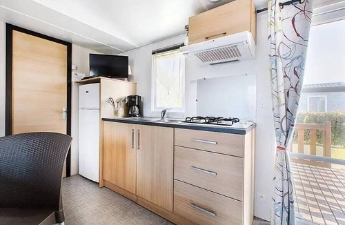 Ravenoville House | Mobile Home | Comfort | 3 Bedrooms | 5 People | Small Terrace | TV