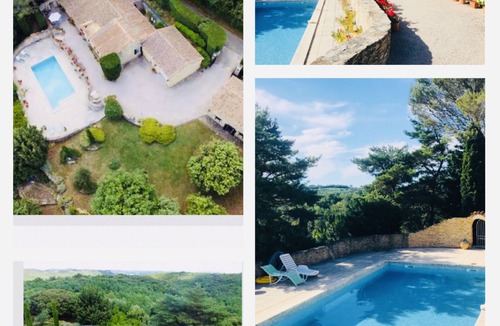 Saint-Andre-d'Olerargues House | Property on 5000m2 in the middle of vineyards with exceptional views
