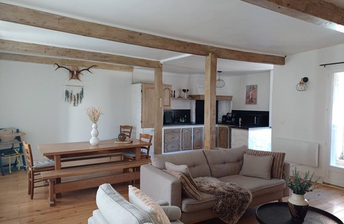 Campan House | Pyrenees family house for 10 people. games room, billiards, terrace.