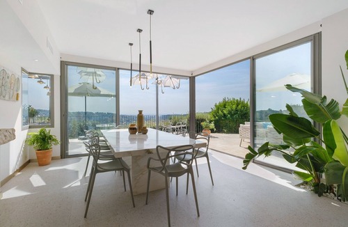 Valbonne Villa | Villa "Le Panorama d’Azur – Pool" with Sea View, Wi-Fi, and Air Conditioning