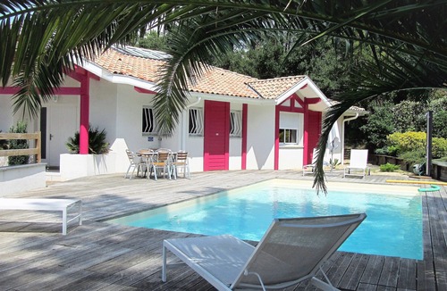 Seignosse Villa | Villa on the Seignosse golf course, heated pool, 2 terraces: Golf & Pool