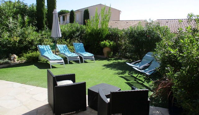 3P RDJ air-conditioned apartment in residence with swimming pool and tennis court in St Aygulf