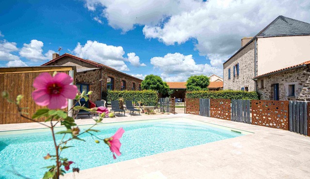 40 minutes from Le PUY DU FOU Gîte with swimming pool and private garden