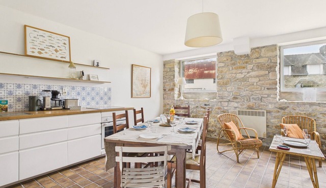 500m from La Mer Blanche – House for 6