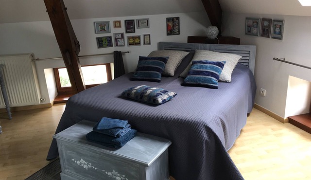 Chambre d'hôtes Arcelot - "Cassis" room