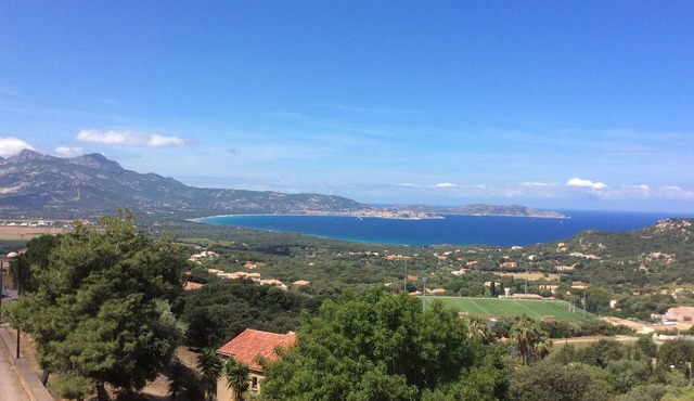 CHARMING STUDIO 30 m2 with TERRACE 15M2 IMPRENSABLE VIEW OF CALVI BAY