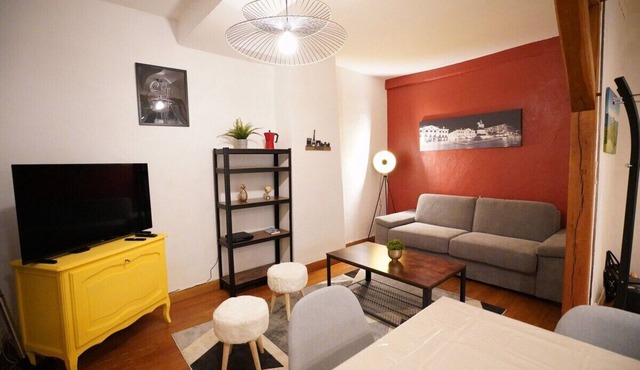 Cosy T3 with terrace, near the Loire