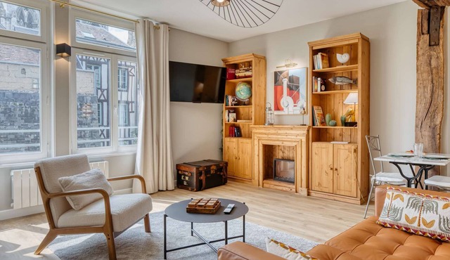Lovely 1-BDR with a great view on Rouen's Cathedral - Appartement Le Normandie ★