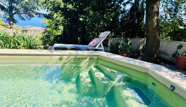 Luxurious Mas with Bassin Balnéo Sea View in Collioure 12 pers