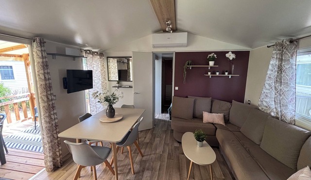 Mobile home 379, 4-star campground, Wi-Fi, AC