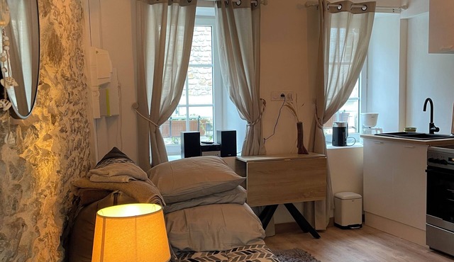 Stone studio with character
