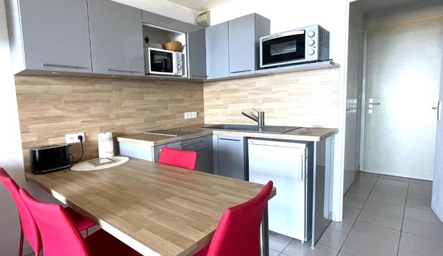 Studio cabine à Banyuls-sur-Mer avec terrasse - FR-1-309-210