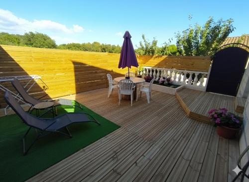 Studio cosy avec terrasse