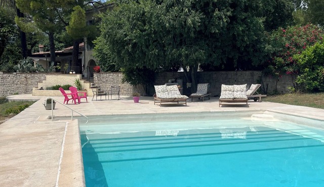 Studio on the top floor of a traditional Grasse country house