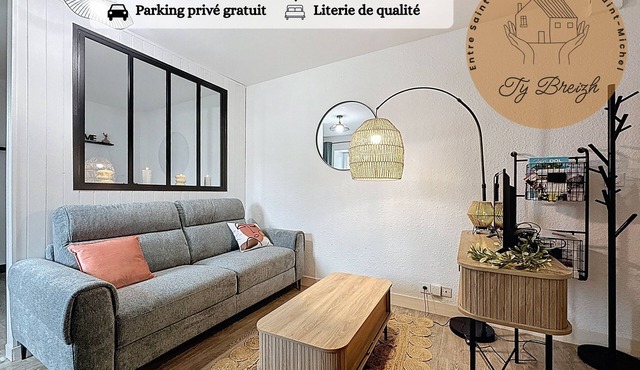 Ty Breizh - Cosy studio in the heart of Dol-de-Bretagne