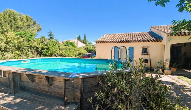 Villa on an estate with swimming pool