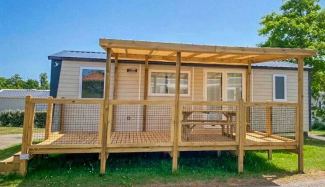 ZEcamping parc aquatique club enfant mobil-home TV 34m2 8 pers