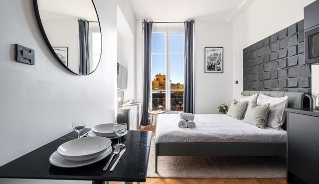Modern & renovated studio - A/C - 300m Jean Médecin