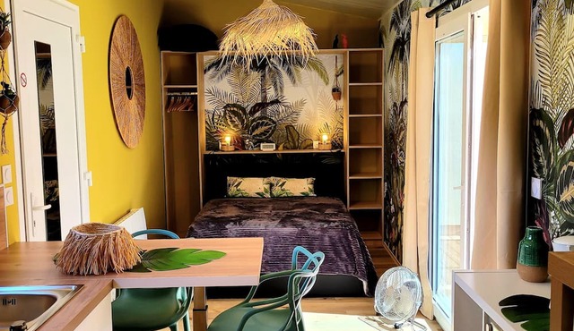 "Copacabana studio tiny house terrace garden