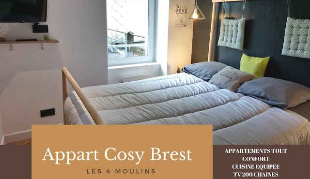 Appart Cosy Brest Les 4 Moulins