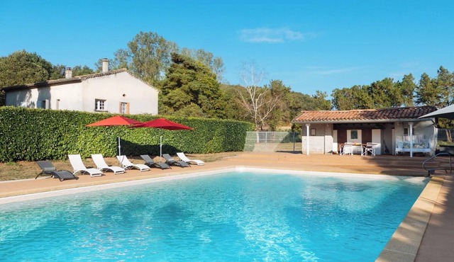 Welcome to the Serrepile large holiday home,large swimming pool and tennis court