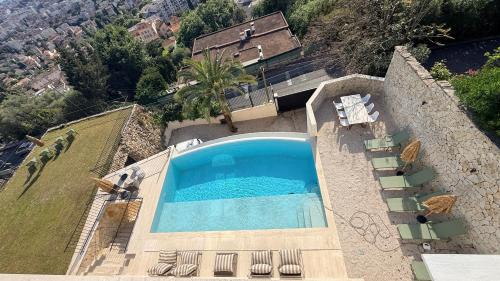 Grande villa, 6 chambres, vue mer, montagne & ville de Cannes