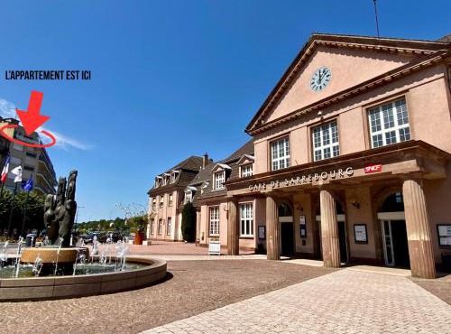 Le Perchoir-WIFI-Face à la Gare-Terrasses-Proche tous commerces